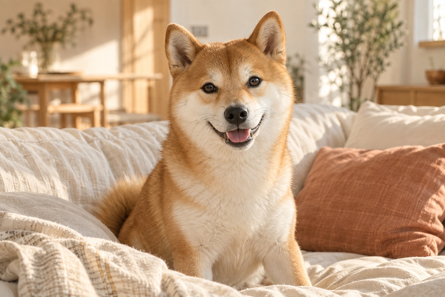 プロフィール例の柴犬